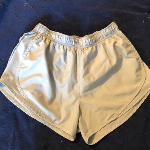 Silver Nike Dri-fit women’s shorts size M